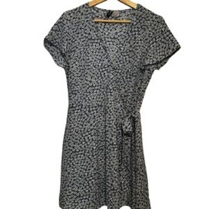 H&M Divided Blue and White Floral Mini Dress